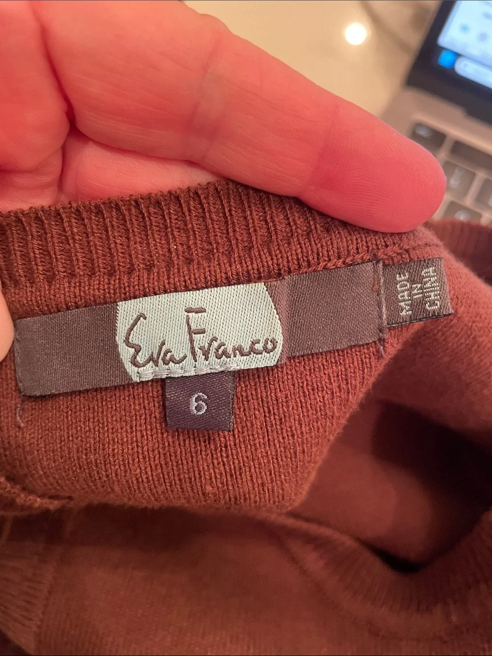 Eva Franco Noah dress in Montenegro brown sz 6
